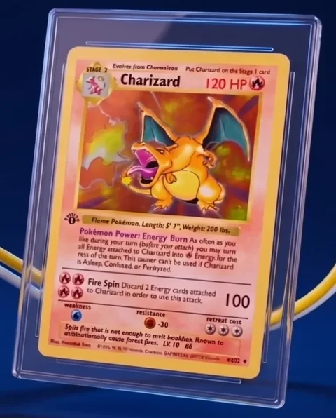Charizard, graded grail in JupiPacks 019