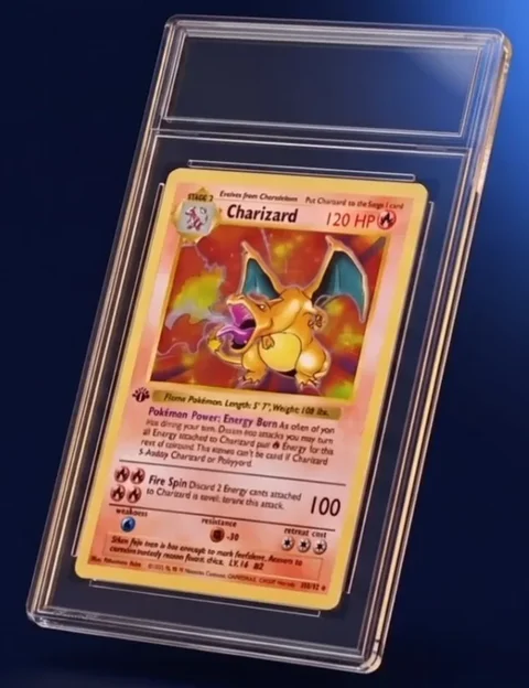 Charizard, graded grail in JupiPacks 016