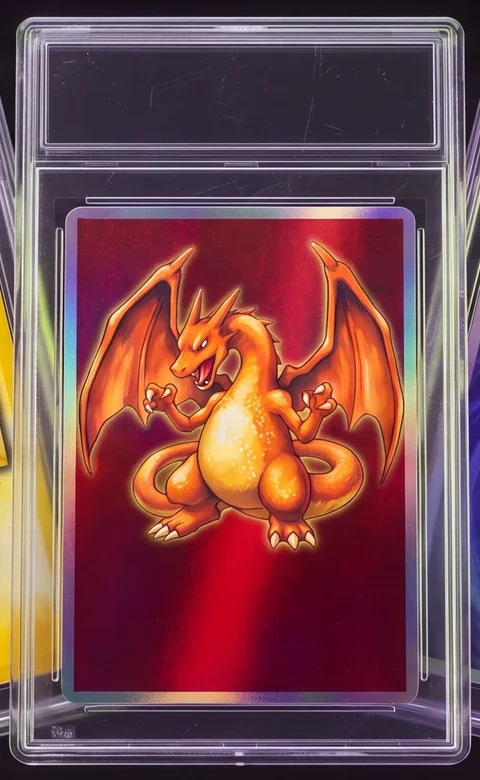 Charizard, graded grail in JupiPacks 020