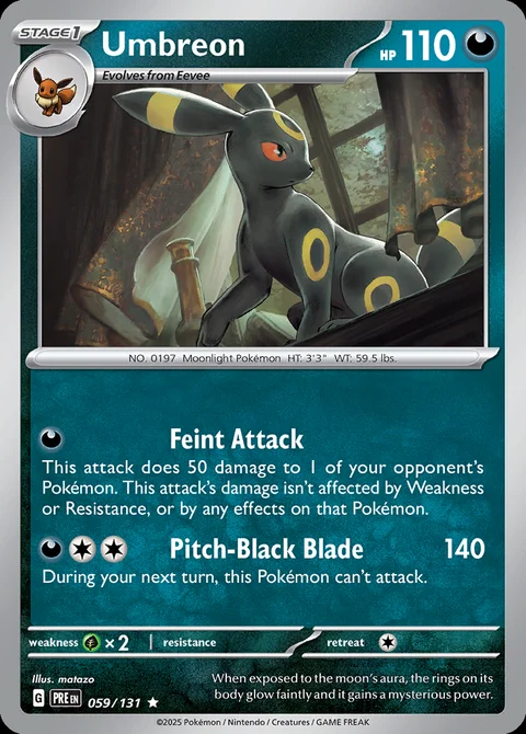 Umbreon, chase card